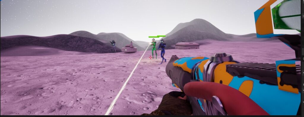 screenshot of MBA token game